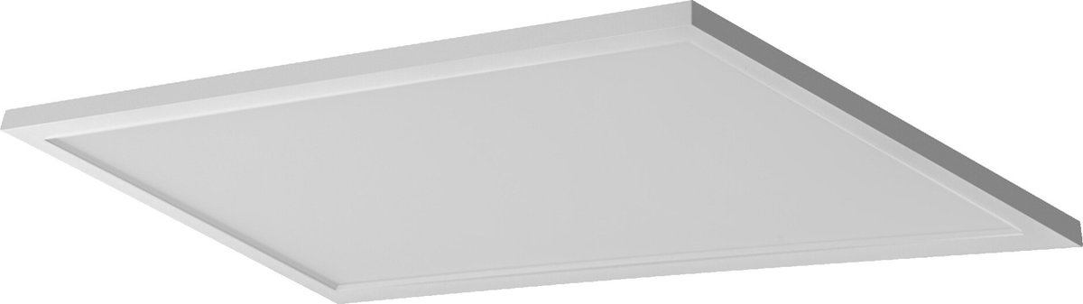 LEDVANCE Planon Plus plafondlamp in wit met geavanceerde LED-technologie, 22 W, rechthoekige vorm (300 x 600 mm), neutraal witte lichtkleur bij 4000 K, aluminium behuizing, matte PMMA diffuser