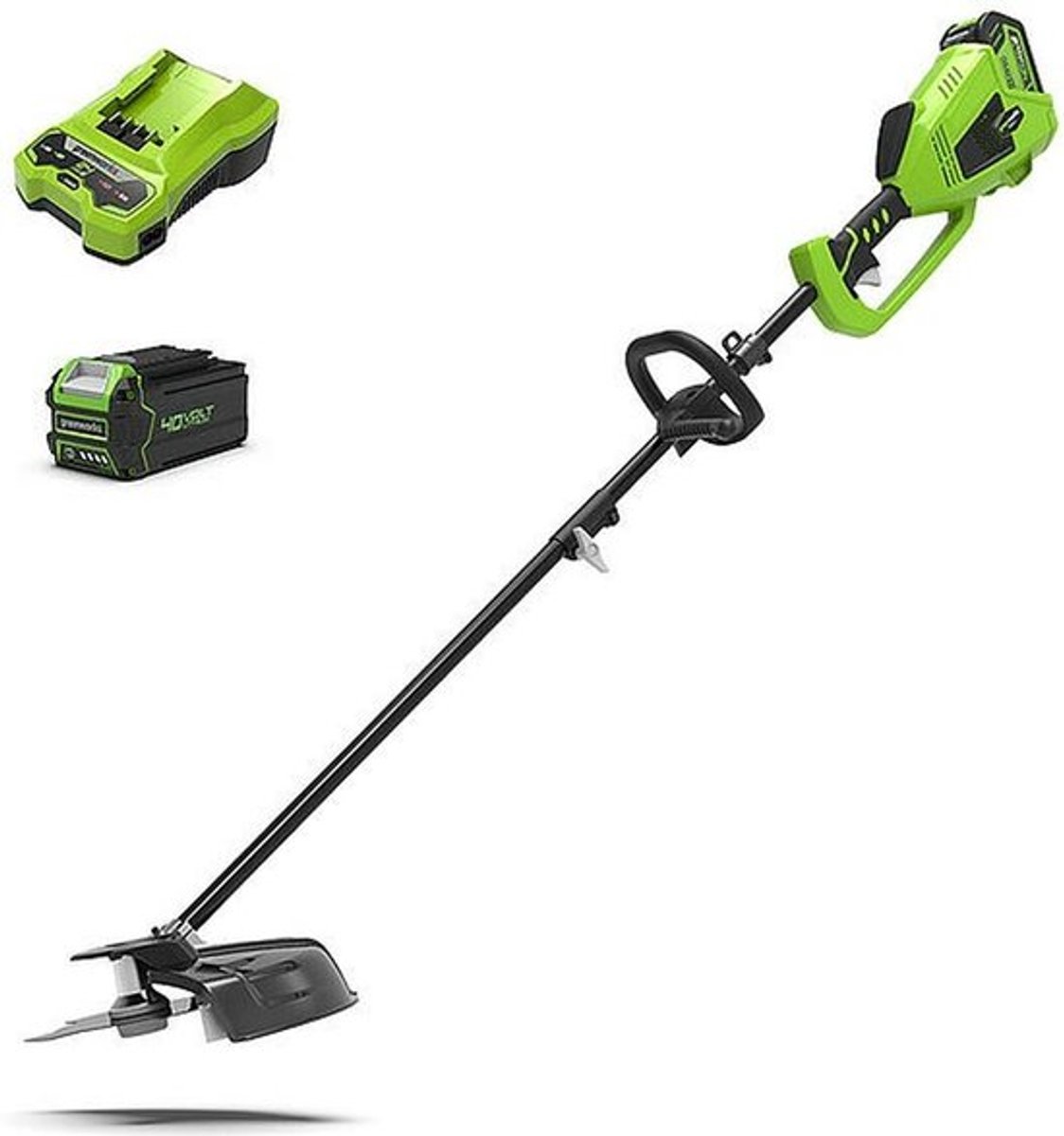Greenworks Débroussailleuse kit batterie 40 V 4 Ah GD40BC 1301507UB