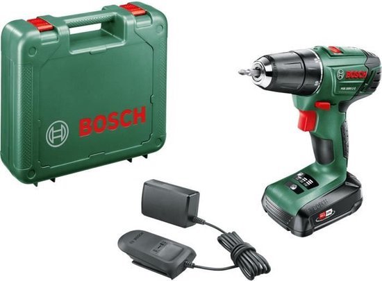 Bosch accu boormachine PSR 1800 LI-2 incl. 2 accu's