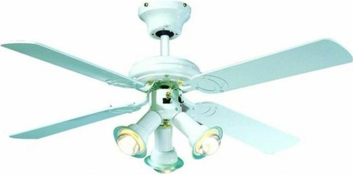 Plafondventilator met licht FARELEK MALDIVES 60 W Ø107 cm