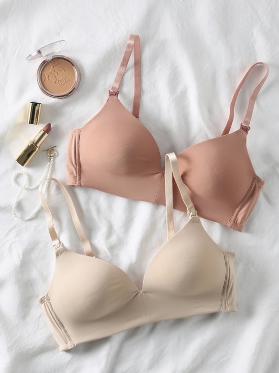 ENVIE DE FRAISE Lot de 2 soutiens-gorge grossesse et allaitement en microfibre et dentelle
