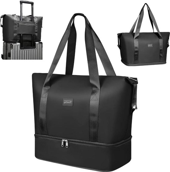 Opvouwbare Sporttas - Reistas Weekendtassen Dames Lichtgewicht Ziekenhuistas - Natte Droge Scheidingstas Grote reistas Cabinetas Sport Reizen