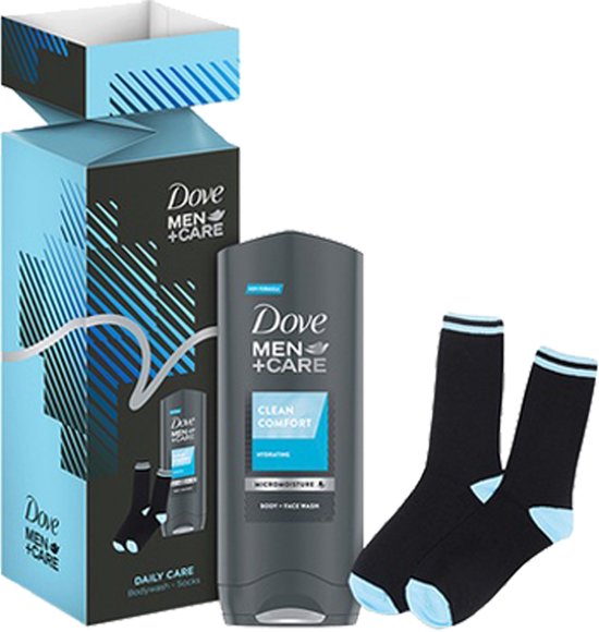Dove Men + Care Daly Care Giftset - Bodywash - Socks