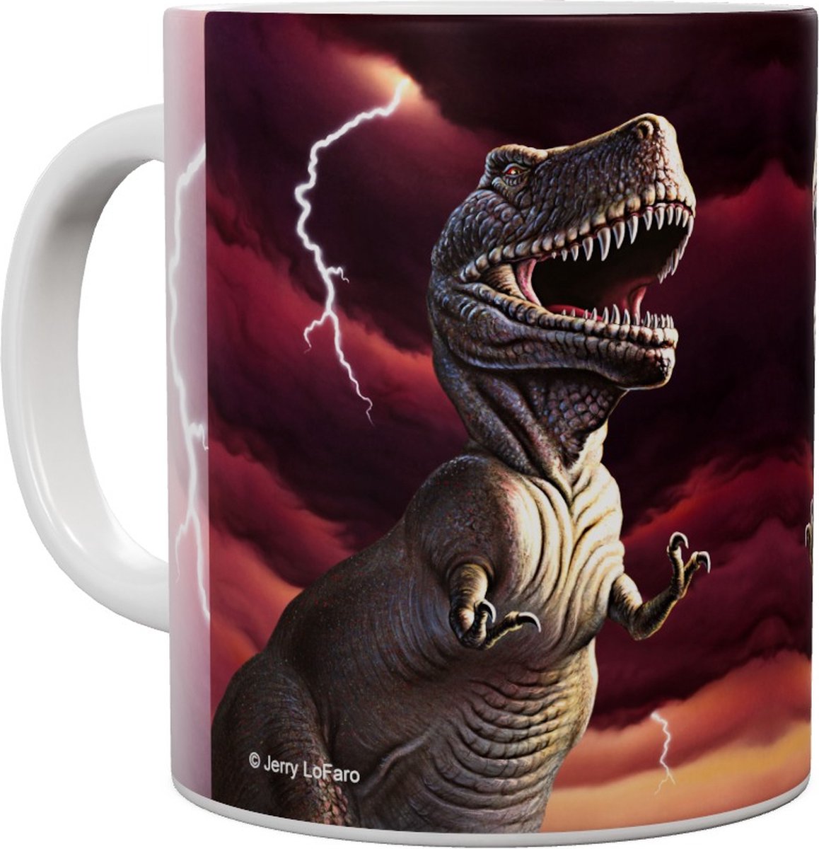 Dino Lightning Rex Red Sky - Mok 440ml 440