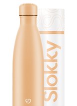 Slokky - Pastel Orange Thermosfles & Dop - 500ml