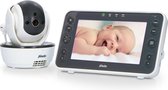 Alecto DVM200XL - Babyfoon met Camera - Groot 5" Kleurenscherm - Op afstand Beweegbaar - Wit