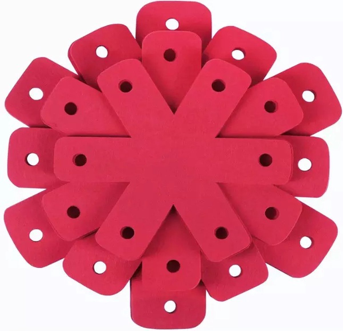 6 Stuks Panbeschermers – Verschillende Maten – Anti-Kras Pannen, Potten, Kommen – Rood – Voorkomt Krassen – Duurzaam – Handig – Keuken – Praktisch – Efficiënt – Bescherming – Decoratief