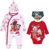Rood-witte kerstset voor baby's - Mickey Mouse DISNEY / 50