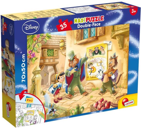 Lisciani - Puzzel - Disney Pinocchio - Maxi vloerpuzzel 35 stuks