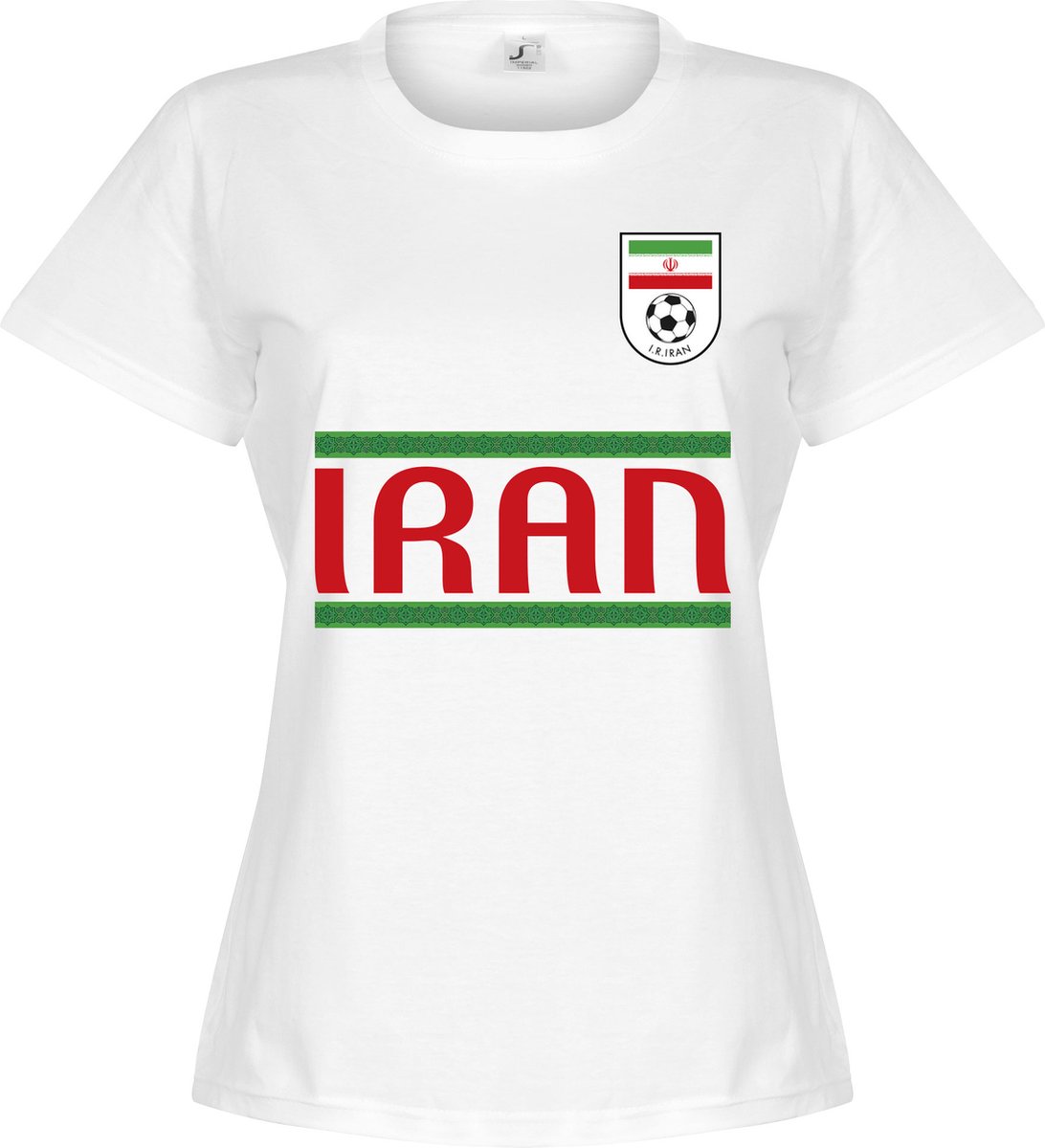 Iran Team T-Shirt - Wit - Dames - XL