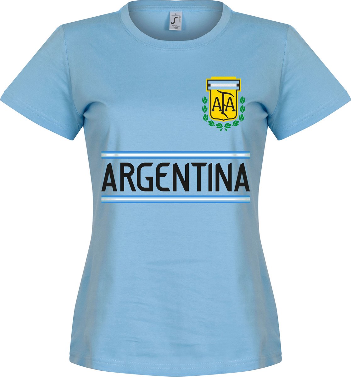 Argentinië Dames Team T-Shirt - Lichtblauw - XXL
