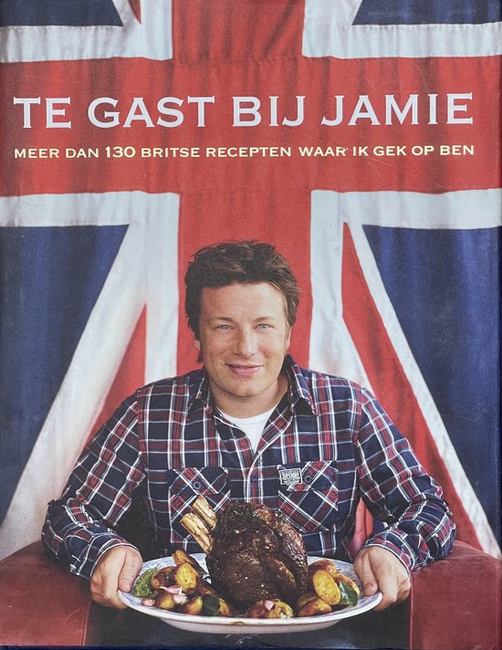 Cover van het boek 'Te gast bij Jamie' van Jamie Oliver