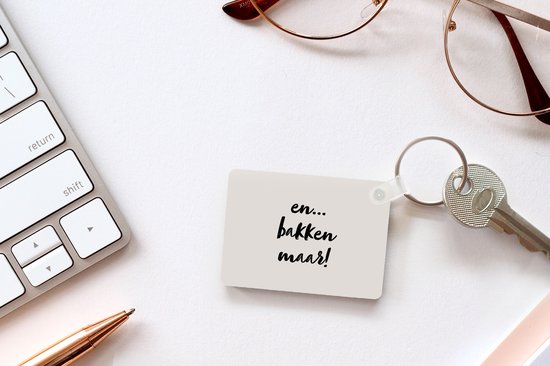 Porte-clés - Taupe - Citation - Et... c'est parti ! - Cadeaux à distribuer - Plastique - Cadeaux Sinterklaas - Cadeaux à distribuer pour les enfants - Cadeaux de chaussures - Petits cadeaux