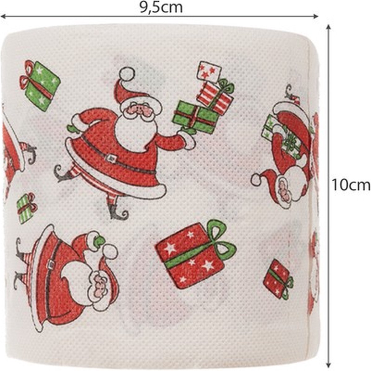 Kerst toiletpapier - 4 rols WC W.C. / promoballons import