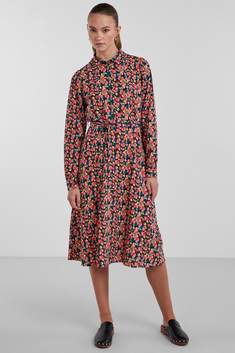Pieces Jurk Pcbine Hember Ls Shirt Dress Bc 17135166 Sky Captain