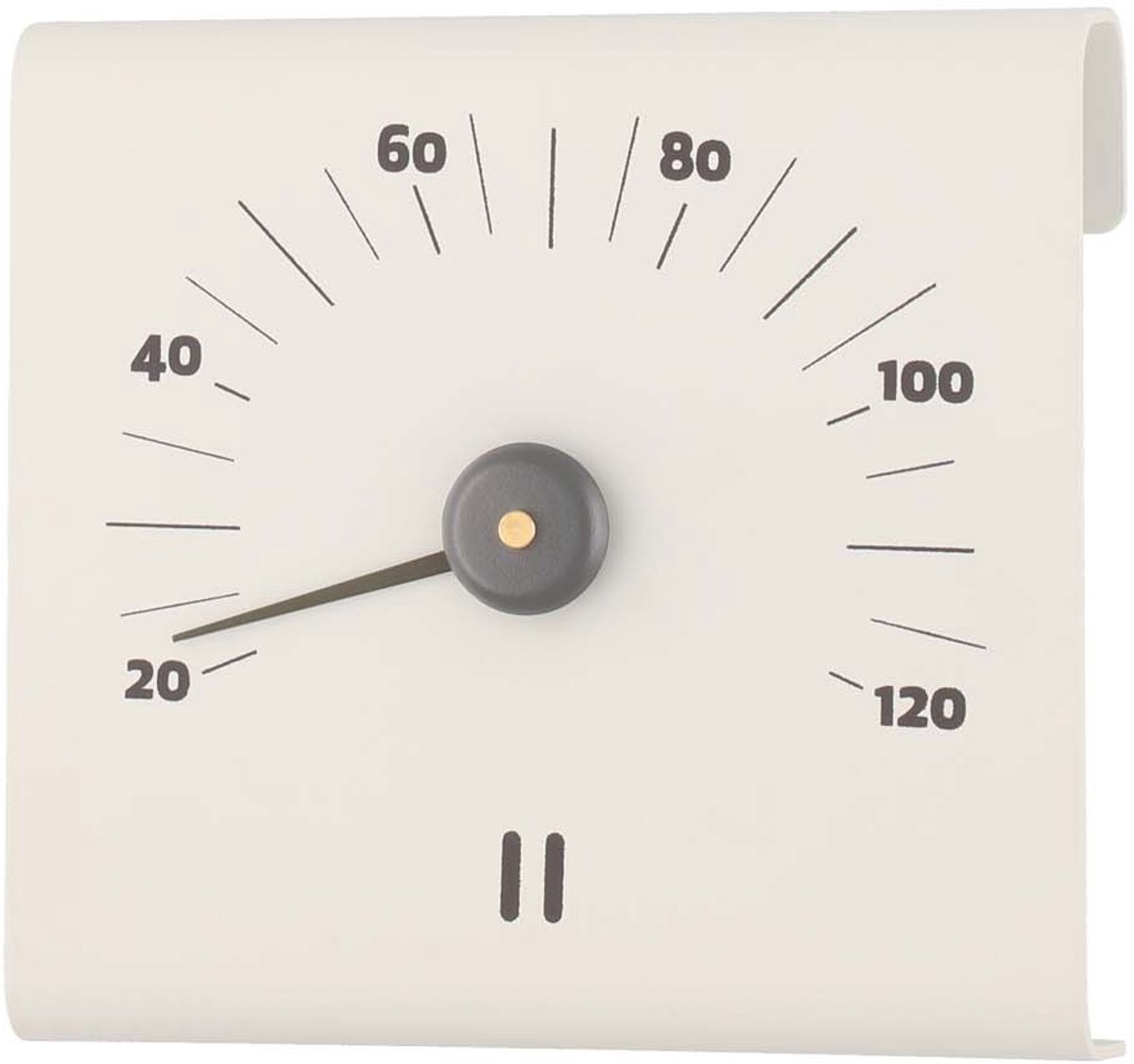 Rento Aluminium Sauna Thermometer Wit