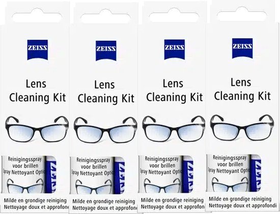 Zeiss - Reinigingsset voor brillen - 4 pak