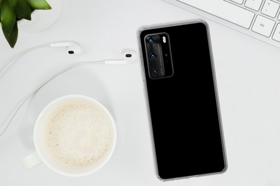 Coque Huawei P40 Pro - Zwart - Motifs - Intérieur - Coque de téléphone en Siliconen