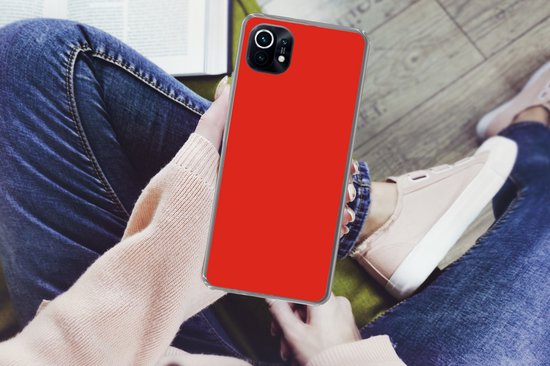 Xiaomi Mi 11 - Rouge - Motif - Design - Coque de téléphone en Siliconen