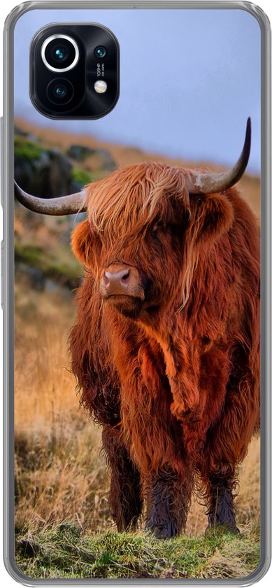 Xiaomi Mi 11 - Highlander écossais - Herbe - Pierres - Coque en Siliconen