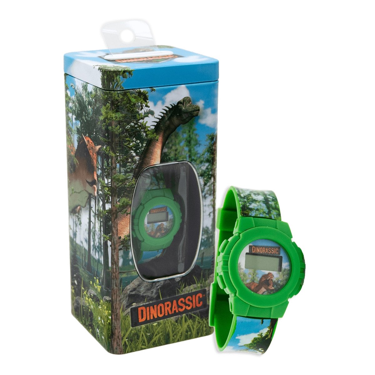 Dinorassic Spaarpot met Horloge