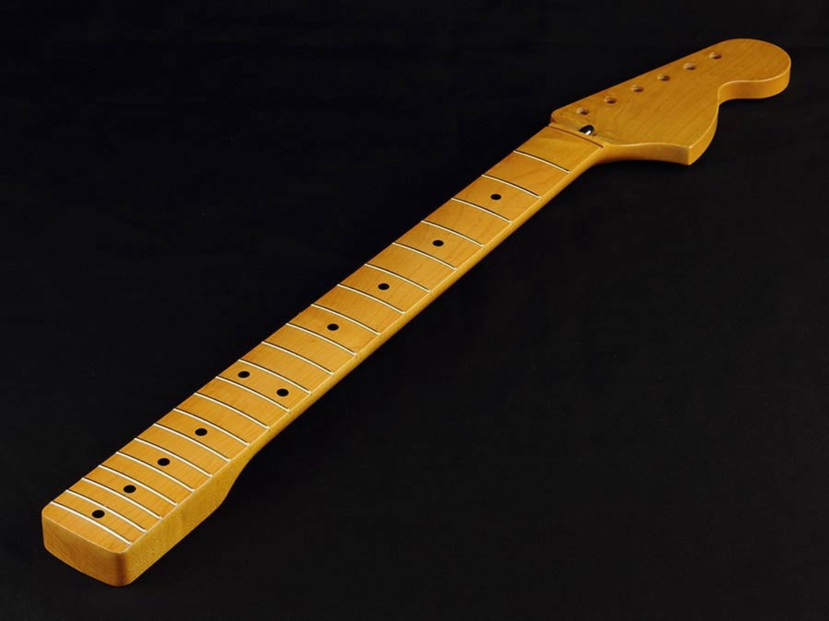 Gitaarhals voor Stratocaster® Allparts LMF polyurethane maple 7.25″ radius