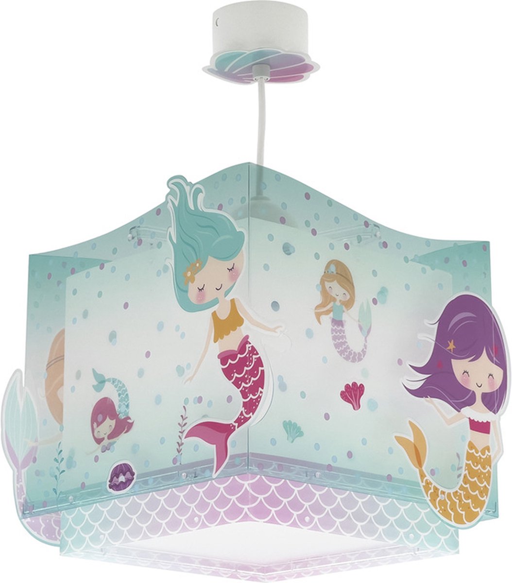 Dalber Mermaid - Kinderkamer hanglamp - Blauw;Roze