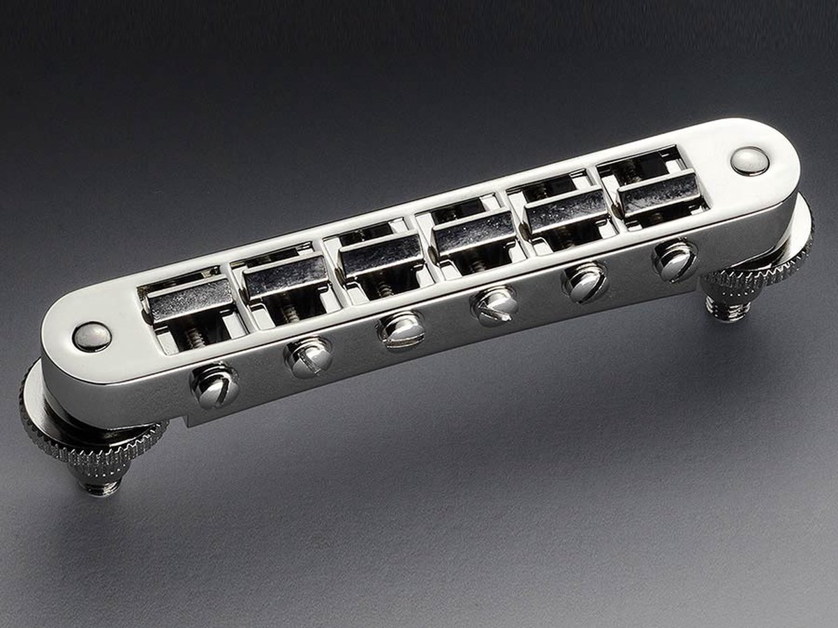 Gitaar brug Gotoh 12090100 GTM tune-o-matic nikkel