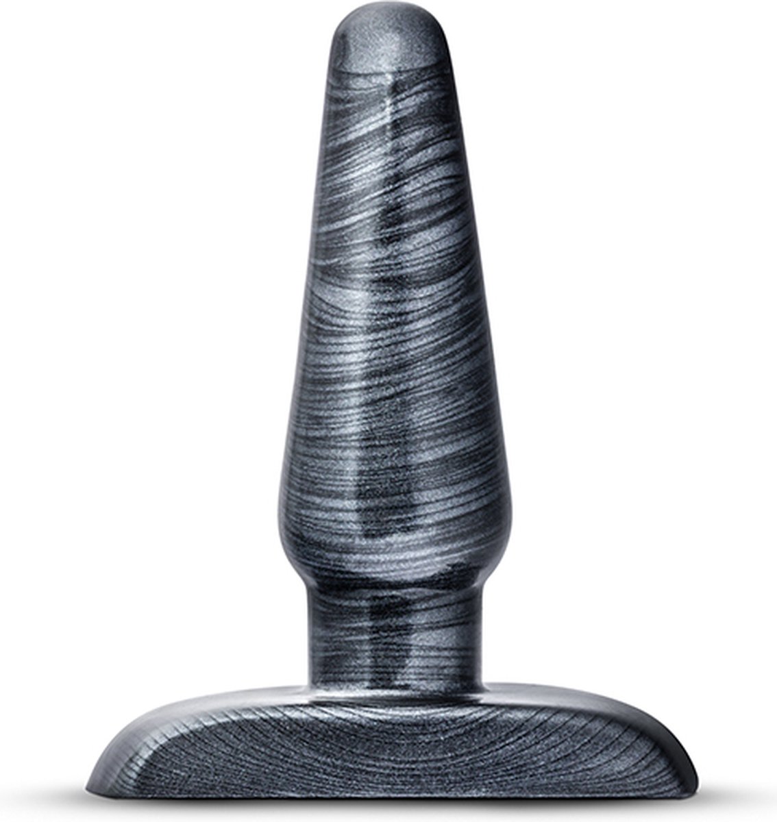 Jet - kleine anaalplug carbon metallic