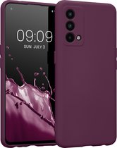 kwmobile telefoonhoesje geschikt voor Realme GT Master Edition - Hoesje voor smartphone - Precisie camera uitsnede - TPU back cover in bordeaux-violet