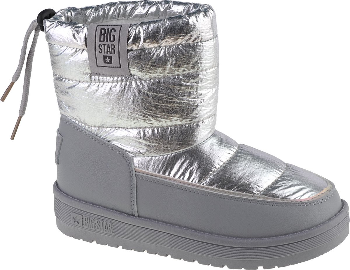 Big Star Kid's Shoes KK374218, voor meisje, Zilver, Sneeuw laarzen,Laarzen, maat: 28