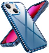 Mobigear Hoesje geschikt voor Apple iPhone 14 Plus Telefoonhoesje Hardcase | Mobigear Crystal Backcover | iPhone 14 Plus Case | Back Cover - Blauw