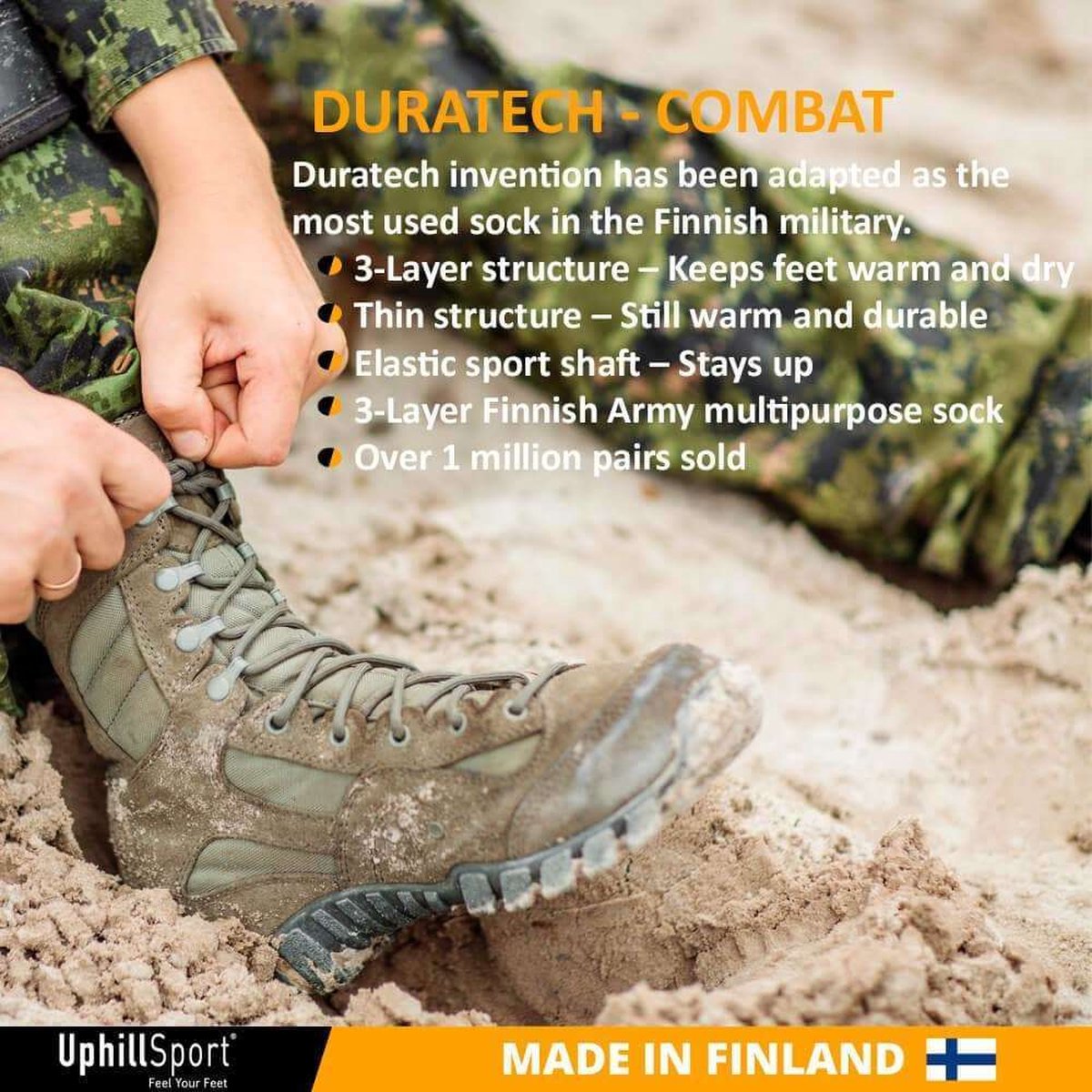 UphillSport Combat merino - maat 39-42