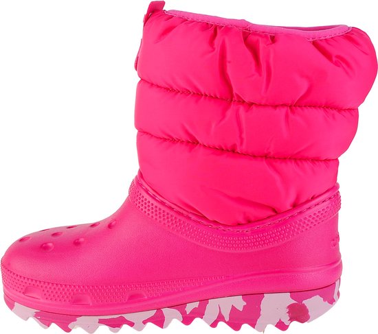 Crocs Classic Neo Puff Boot Kids 207684-6X0, voor meisje, Roze, Sneeuw... |  bol