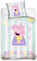 Peppa Pig Baby Dekbedovertrek Bear Hugs - 100 x 135 cm - Katoen