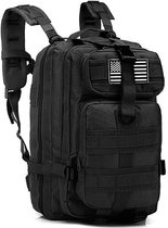 Tactical Backpack 38 l | Tactische rugzak | sport - school - werk | Zwart - Backpack US Assault Molle Large - Rugzak - Zwart - 38 L