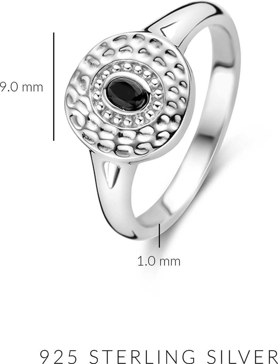 Violet Hamden Athens Dames Ring Zilver - Zilverkleurig - 18.50 mm / maat 58