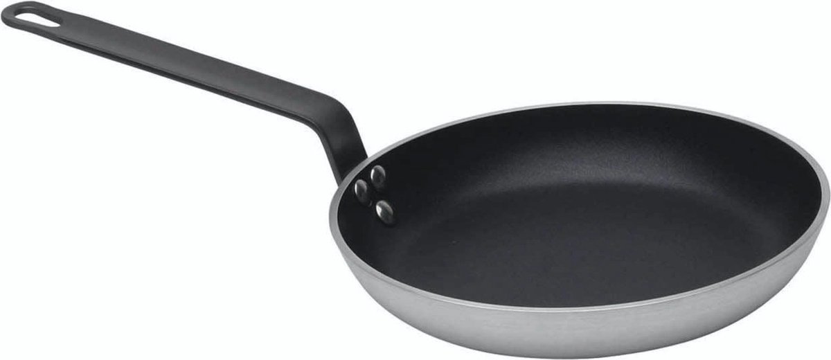 Kitchencraft Masterclass Professionele Zware Koekenpan Met Antiaanbaklaag - Aluminium 24 cm