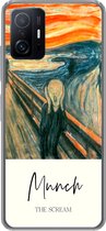Geschikt voor Xiaomi 11 Lite 5G NE hoesje - De schreeuw - Edvard Munch - Oude meesters - Siliconen Telefoonhoesje