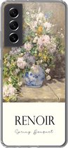 Geschikt voor Samsung Galaxy S21 FE hoesje - Kunst - Bloemen - Oude meesters - Siliconen Telefoonhoesje