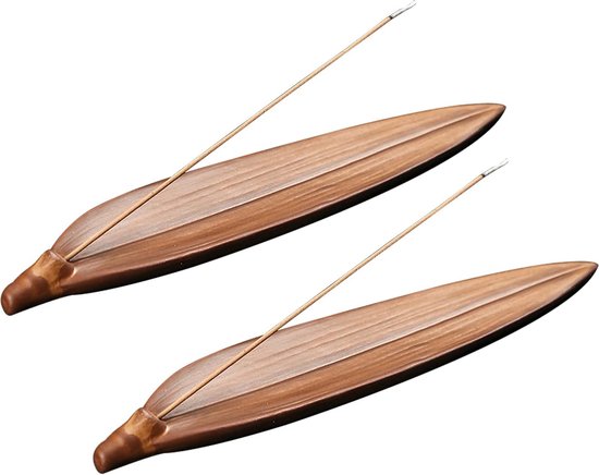 Palo Santo Houder - Palo Santo Sticks Houder | Keramische Wierookbrander Palo Santo Ash Catcher, Geur Houten Standaard, Salie Ash Tray voor Wierookstokjes, Witte Salie, Smudge, Palo Santo Stick