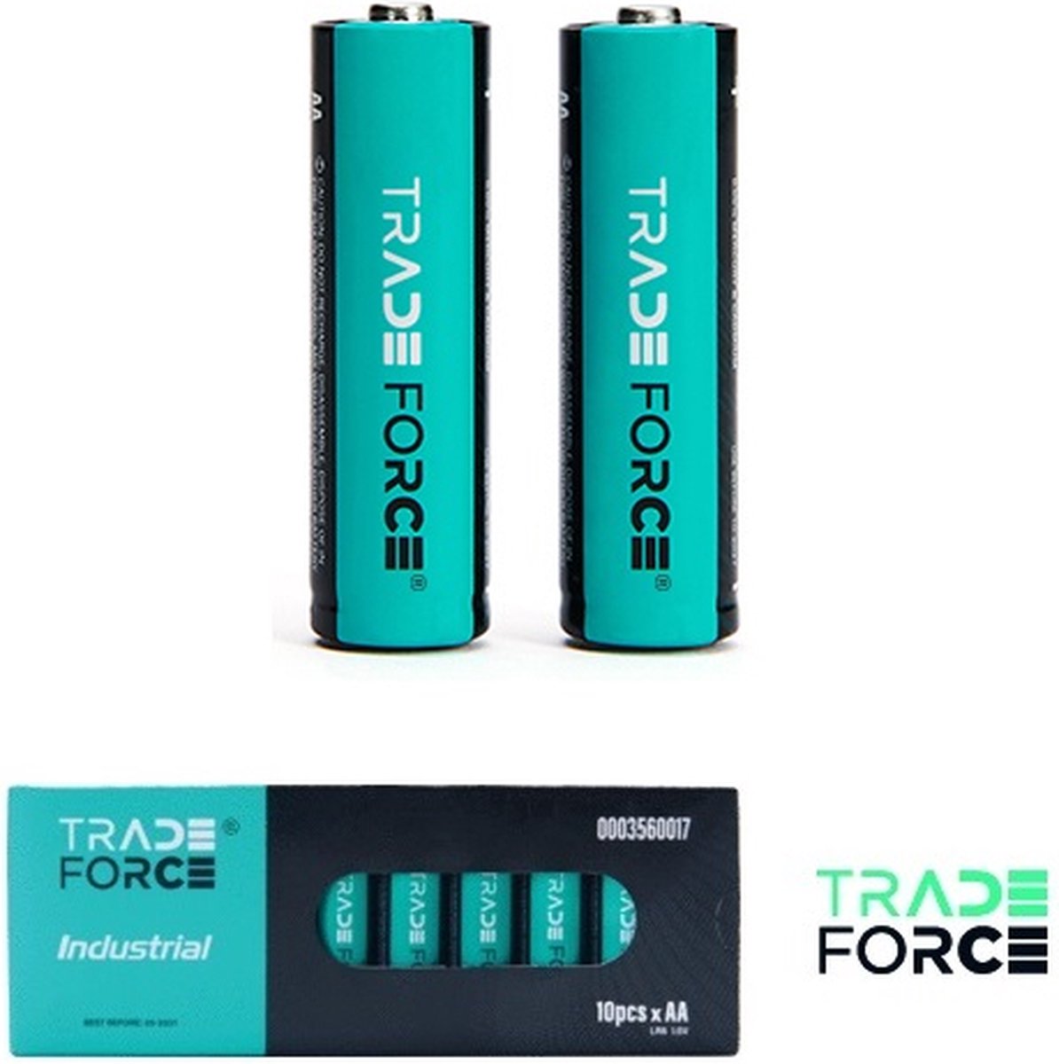 10 pack - Trade force - AA batterij - 1,5V - 2980mAh - Niet oplaadbaar