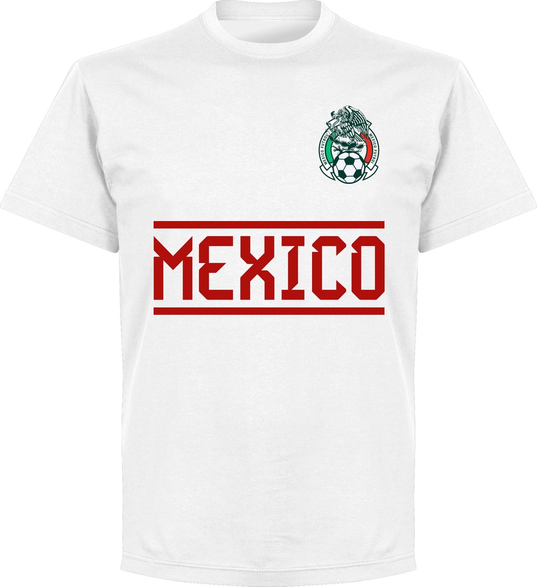1098x1200.jpg Mexico Team T-Shirt - Wit - M - Afbeelding 1