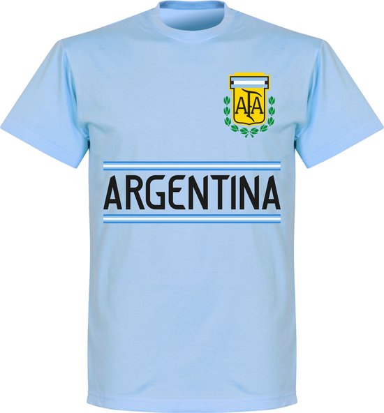 Argentinië Team T-Shirt - Lichtblauw - Kinderen - 98