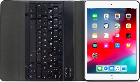 Coque pour Samsung Galaxy Tab A8 2021 - Mobilize - Série clavier détachable - Bookcase en similicuir - Zwart - Coque adaptée pour Samsung Galaxy Tab A8 2021