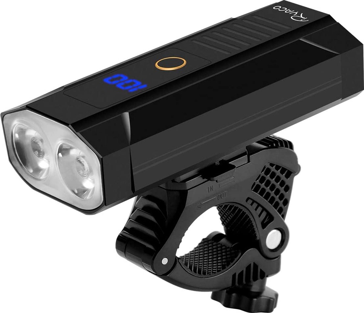Fietslamp – fiets verlichting – duurzaam – waterbesteding - Bicycle light  - waterproo