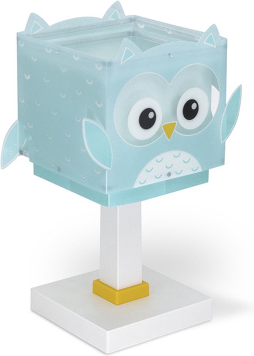 Dalber Owl - Kinderkamer tafellamp - Blauw