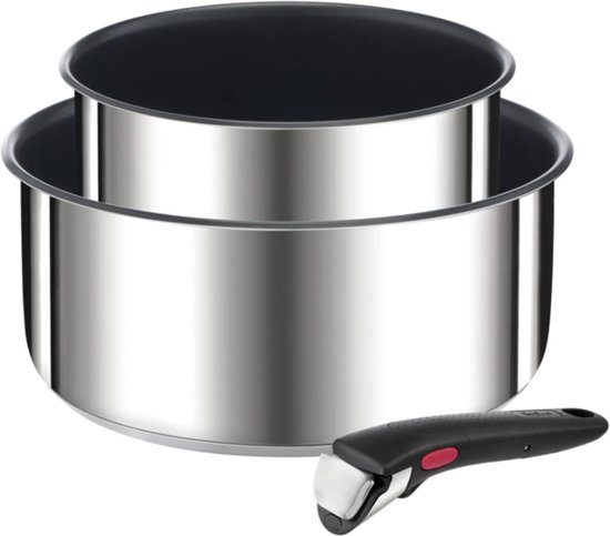 Tefal Ingenio Preference 3-delige pannenset (kookpan 16/20 cm + handgreep) - inductie L9739202