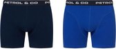 Petrol Underpants - Petrol Industries - Lot de 2 Boxers - Blauw