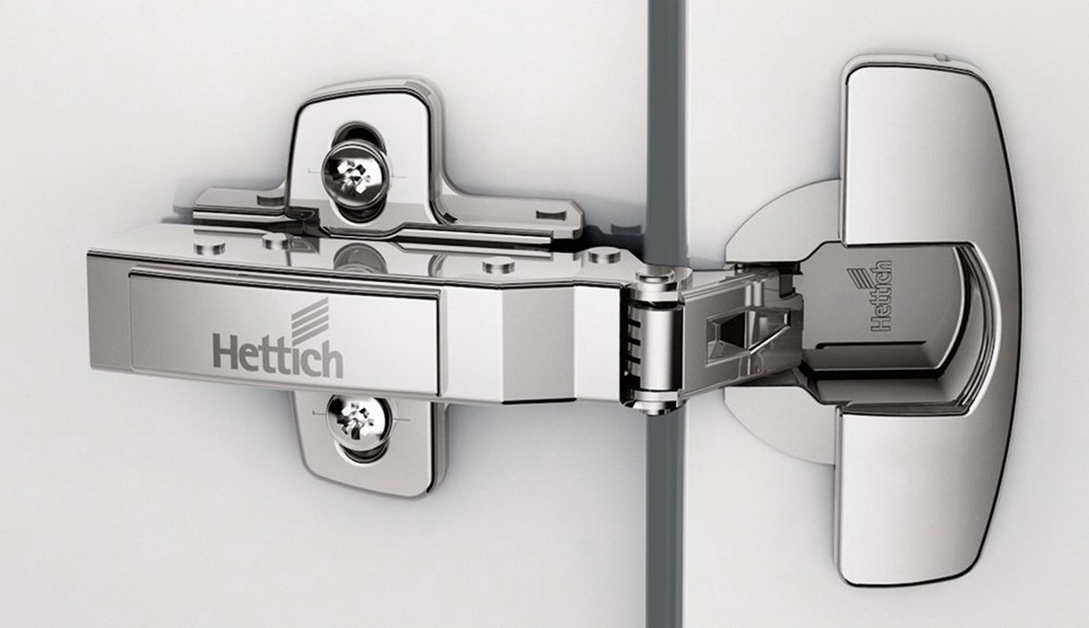 Potscharnier Sensys 8645, Basis 12.5mm, TH 52 opliggend